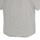 VANS Mens Grey & Black Shirt L Cotton Button Collar Casual Summer Shirt