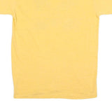 STREET WISE Womens Yellow Michigan Graphic T-Shirt L Short Sleeve Crew Neck