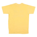 STREET WISE Womens Yellow Michigan Graphic T-Shirt L Short Sleeve Crew Neck