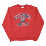 CHAMPION Mens Red Belmont Bruins Crew Neck M Cotton Blend Casual Sweatshirt
