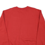 CHAMPION Mens Red Belmont Bruins Crew Neck M Cotton Blend Casual Sweatshirt
