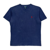 Polo By Ralph Lauren T-Shirt - Medium Blue Cotton