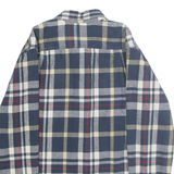 CE SCHMIDT Mens Blue Beige Red Check Shirt M Cotton Long Sleeve Casual Workwear