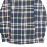 CE SCHMIDT Mens Blue Beige Red Check Shirt M Cotton Long Sleeve Casual Workwear