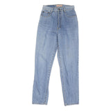 BIG TRAIN Mens Regular Fit Blue Denim Jeans W26 L29 Classic Zip Closure