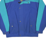 WILSON Mens Blue & Teal Gore-Tex Performance Zip Jacket L Polyester Blend Light