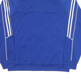 ADIDAS Mens Blue Zip Track Jacket M Polyester Blend Sport Basketball Casual