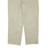 DICKIES Mens Cotton Blend Beige Relaxed Straight Trousers W38 L28 Workwear Zip