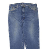 DICKIES Mens Blue Regular Fit Straight Denim Jeans W38 L30 Classic Zip Closure