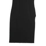 DKNY Womens Black Bodycon Polyester Sleeveless Midi Dress Size M Elegant