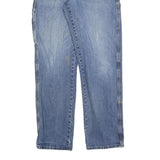DICKIES Mens Blue Regular Fit Straight Denim Jeans W34 L34 Workwear Zip Closure