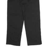 DICKIES Mens Black Classic Straight Trousers W36 L30 Workwear Zip Polyester