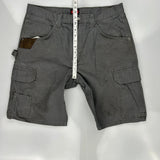 Wrangler Cargo Shorts - 35W 11L Grey Cotton