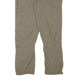 ICEPEAK Womens Polyester Blend Beige Regular Fit Trousers W32 L28 Outdoor Zip