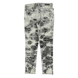 Rock Republic Tie-Dye Jeans - 33W US 10 Black & White Cotton