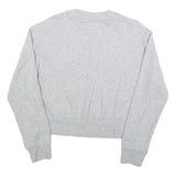 CALVIN KLEIN Womens Grey Sweatshirt Crew Neck L Cotton Blend Pullover Casual