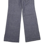 EXPRESS Womens Regular Fit Blue Denim Straight Jeans W28 L32 Zip Closure