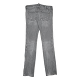 DIESEL Womens Jeans Grey Regular Straight Denim Medium W31 L34 Stylish Details