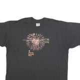 FRUIT OF THE LOOM Mens Black Princeton University Picnic Graphic T-Shirt XL