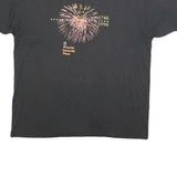 FRUIT OF THE LOOM Mens Black Princeton University Picnic Graphic T-Shirt XL