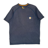 Relaxed Fit Carhartt T-Shirt - Large Gray Cotton