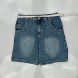 London Blues Denim Shorts - 32W 9L Blue Cotton