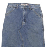 METERSBOWNE Mens Denim Blue Casual Shorts L W30 Workwear Style Pockets