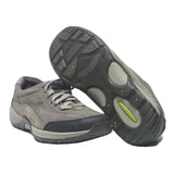 CLARKS Womens Lace-Up Trainers Shoes Grey Synthetic UK 8 Waterproof Outdoor