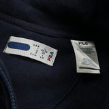 Fila 1/4 Zip - Large Navy Cotton