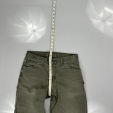 Dickies Carpenter Trousers - 31W 30L Grey Cotton