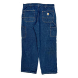 Carhartt Carpenter Jeans - 36W 30L Blue Cotton