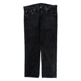 Levis 501 Jeans - 38W 30L Black Cotton