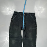 Carhartt Carpenter Pants - 32W 30L Black Cotton