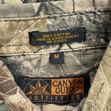 Canyon Guide Camo Shirt - Medium Green Cotton
