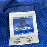 Track & Field Adidas Windbreaker - Large Blue Polyester