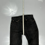 501 Levis Jeans - 32W 30L Black Denim
