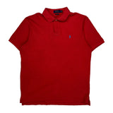 Polo By Ralph Lauren Polo Shirt - Large Red Cotton