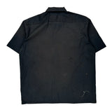 Dickies Short Sleeve Shirt - XL Black Cotton Blend