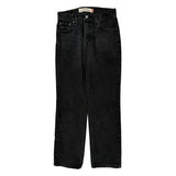 Levis Slim Fit Jeans - 30W 32L Black Cotton