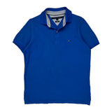 Tommy Hilfiger Slim Fit Polo Shirt - Medium Blue Cotton