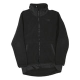 THE NORTH FACE Womens Black Fleece Jacket M Polyester Blend Zip Outdoor Casual