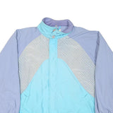 ODLO Mens Blue & Lilac Classic Jacket XL Polyester Blend Plain Zip Lightweight