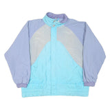 ODLO Mens Blue & Lilac Classic Jacket XL Polyester Blend Plain Zip Lightweight