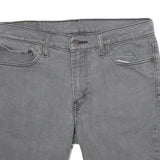 LEVI'S Mens Grey Casual Denim Cut-Off Shorts M W33