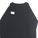 GENUINE MERCHANDISE Mens Black Giants Baseball Club Long Sleeve Crew Neck