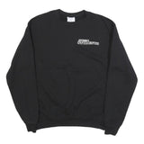 CHAMPION Mens Black Journey Students Crew Neck M Cotton Blend Pullover