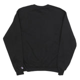 CHAMPION Mens Black Journey Students Crew Neck M Cotton Blend Pullover