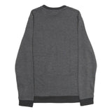CALVIN KLEIN Mens Grey Plain Crew Neck Basic Knit Jumper S Casual Lightweight