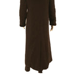 YESSICA Womens Black Button Cotton Blend Long Sleeve Hooded Jacket UK 12 Plain