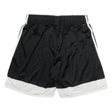 ADIDAS Mens Shorts Black & White Sports Casual L W26 Polyester Blend Athletic
